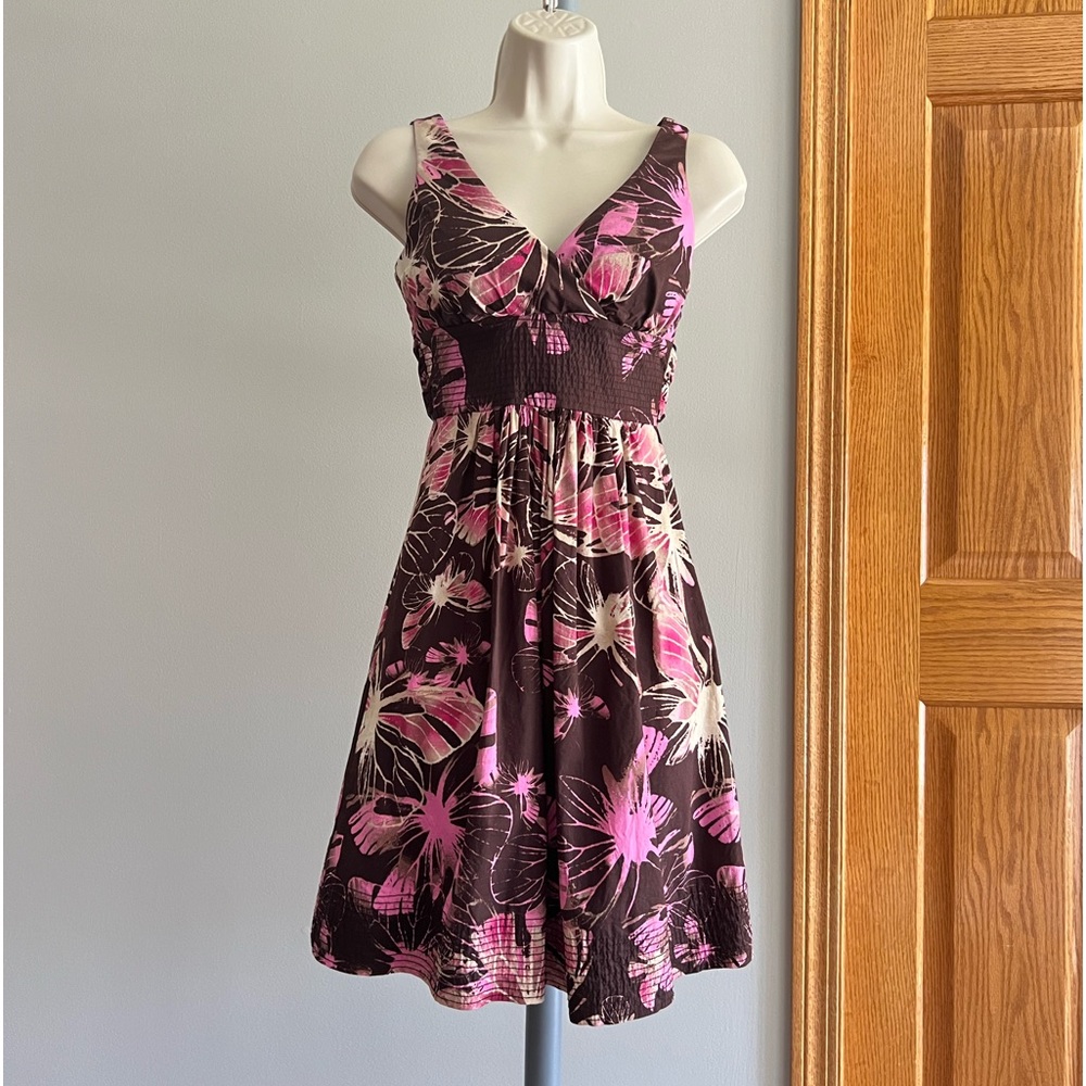 B Darlin Floral Surplice Fit And Flare Dress 3 4